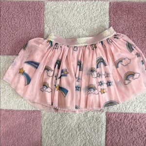 Pink Rainbow Tulle Skirt